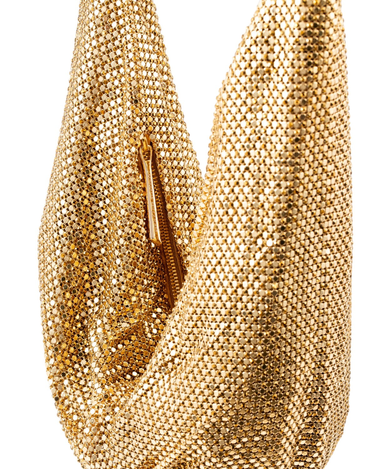 Borsa a Spalla Ursula in Maglia di Cristalli