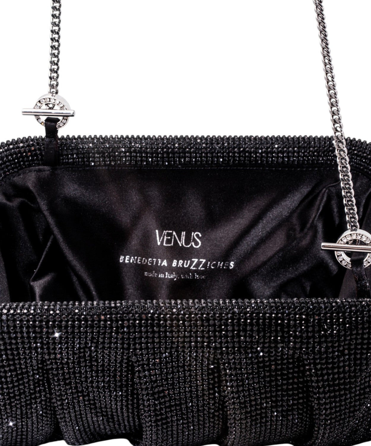 Pochette Venus la Grande con Cristalli e Tracolla