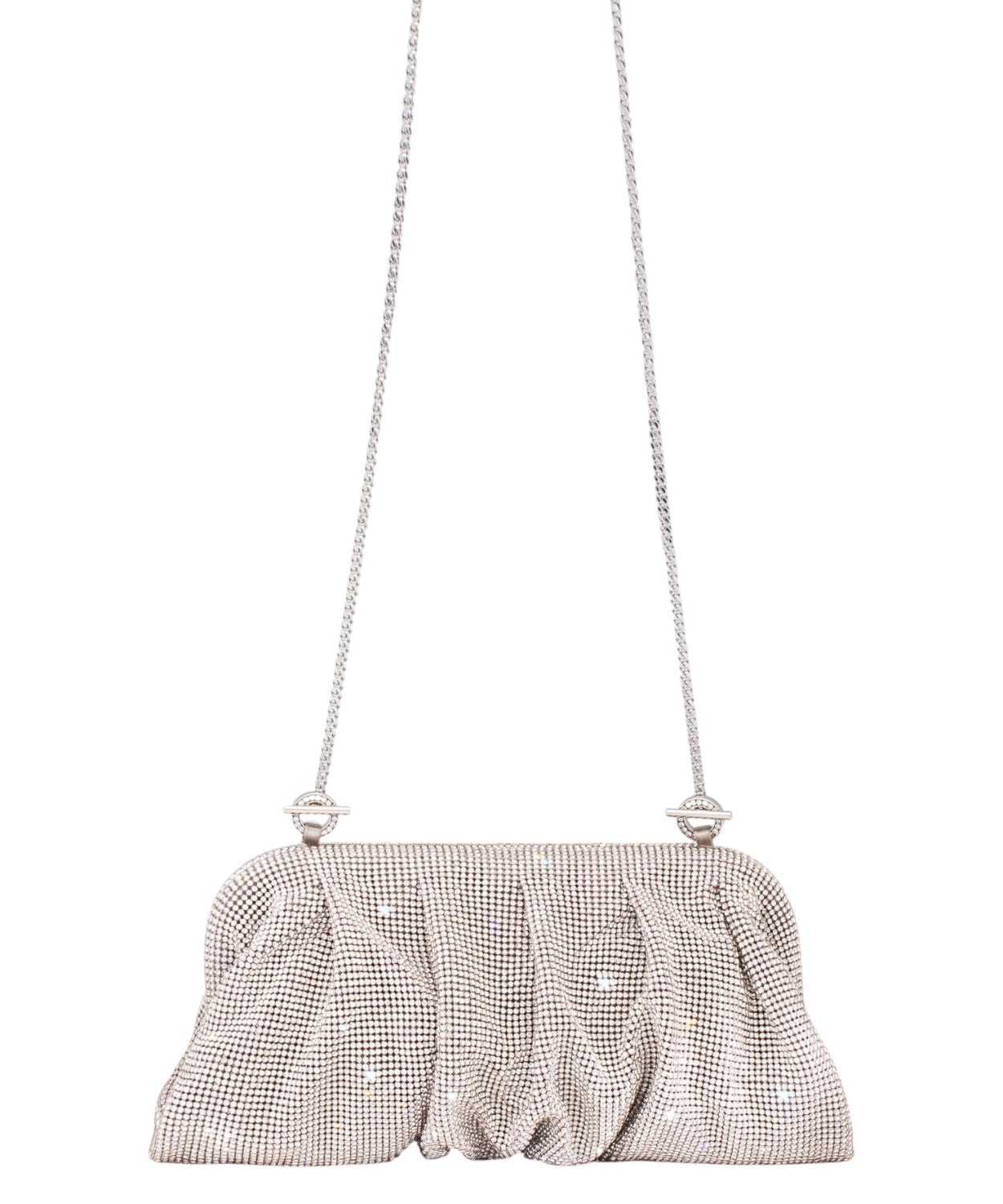 Pochette Venus la Grande con Cristalli e Tracolla Removibile