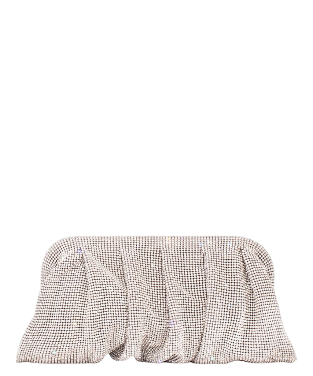 Pochette Venus la Grande con Cristalli e Tracolla Removibile