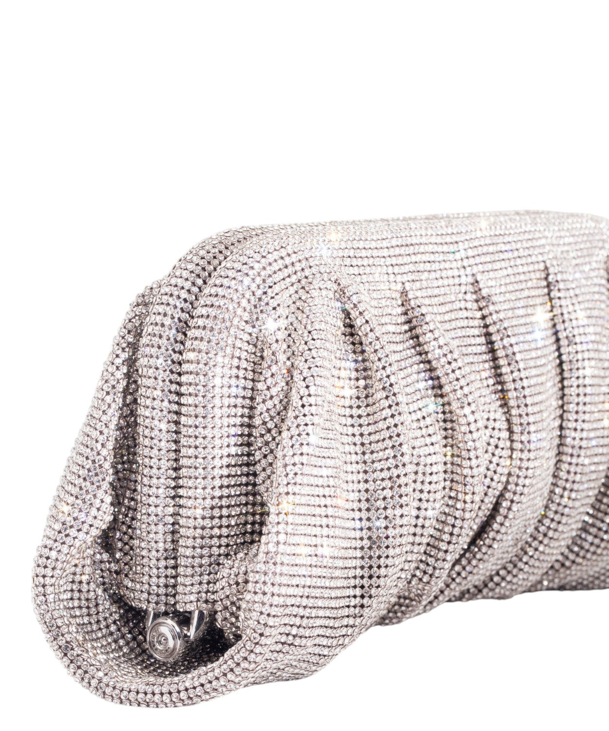 Pochette Venus la Grande con Cristalli e Tracolla Removibile