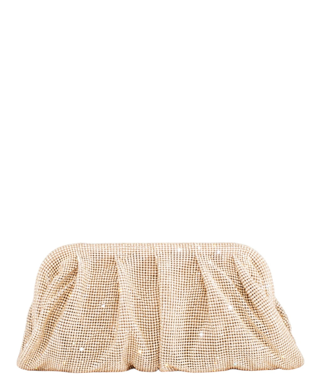 Pochette Venus la Grande con Cristalli e Tracolla Removibile