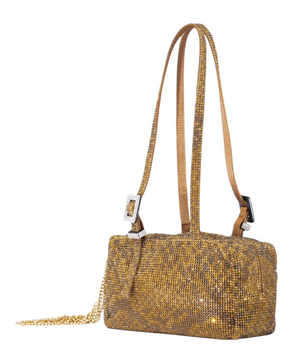 Mini Bag a Spalla Sandra con Cristalli