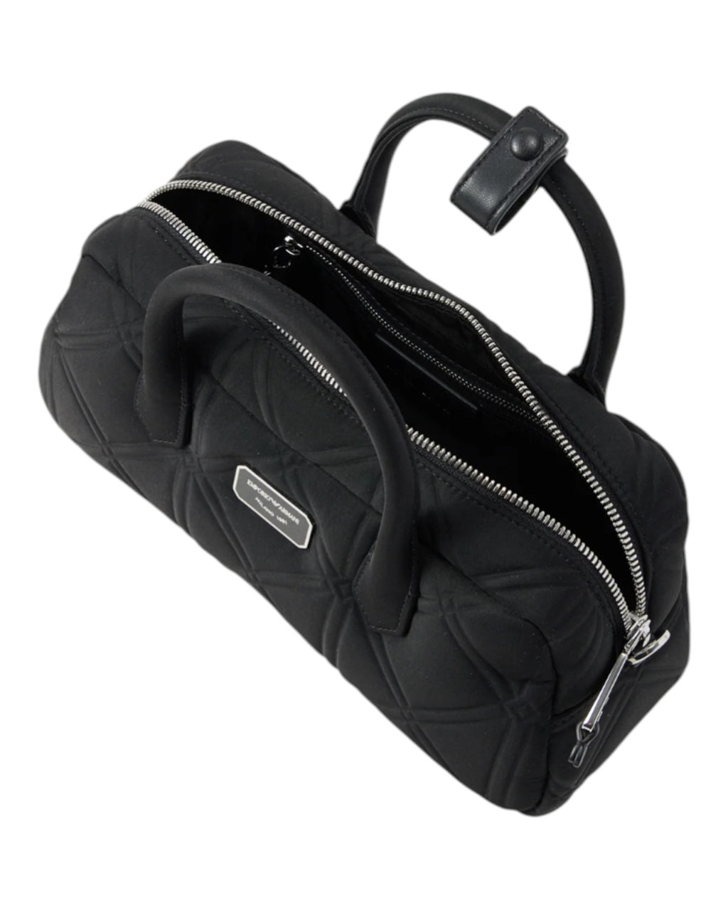 Sac à main Cassandra Bauletto noir avec bandoulière réglable
