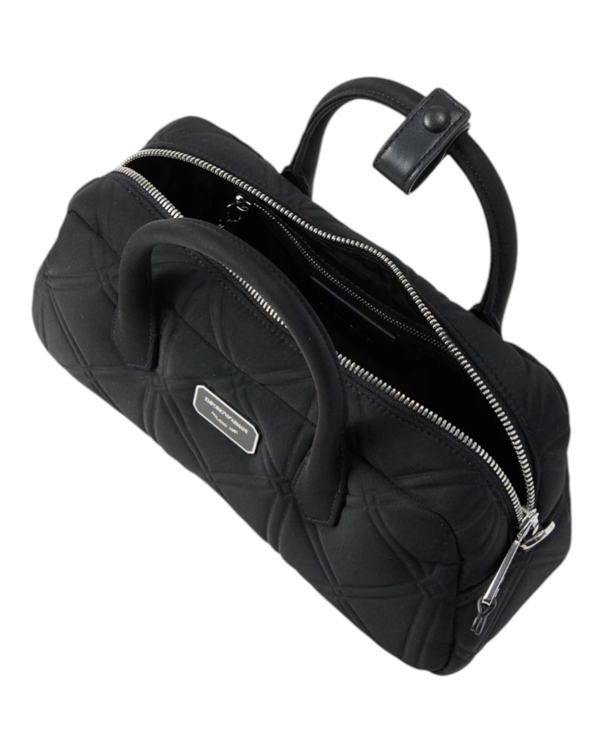 Sac à main Cassandra Bauletto noir avec bandoulière réglable