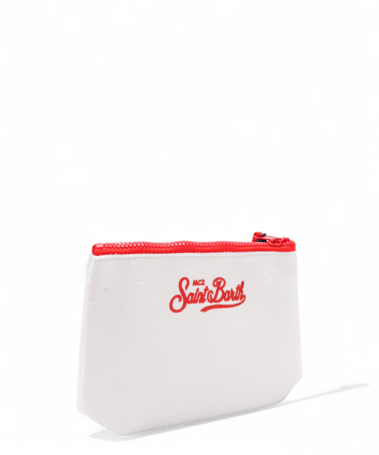 Pochette Aline con stampa FATEMI SANTA e zip-Mc2 Saint Barth-Pochette-Vittorio Citro Boutique