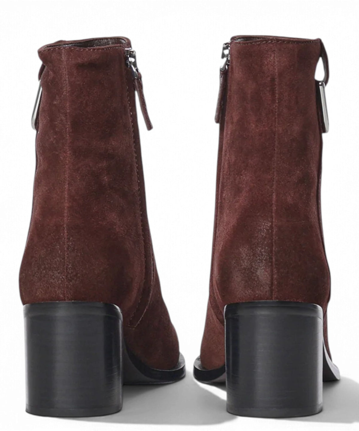 Bottines Coccinelle style camperos en daim avec talon de 7 cm