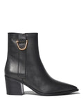 Coccinelle Bottines western en cuir avec talon de 7 cm