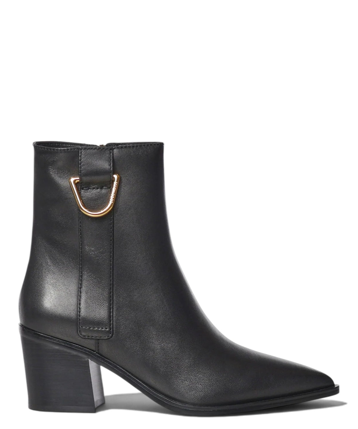 Coccinelle Bottines western en cuir avec talon de 7 cm