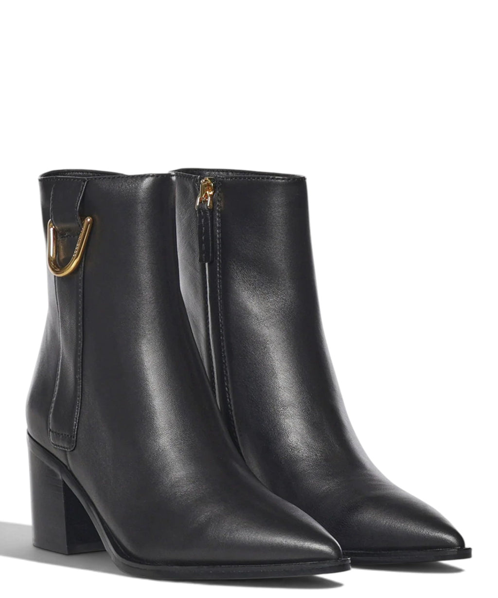 Coccinelle Bottines western en cuir avec talon de 7 cm