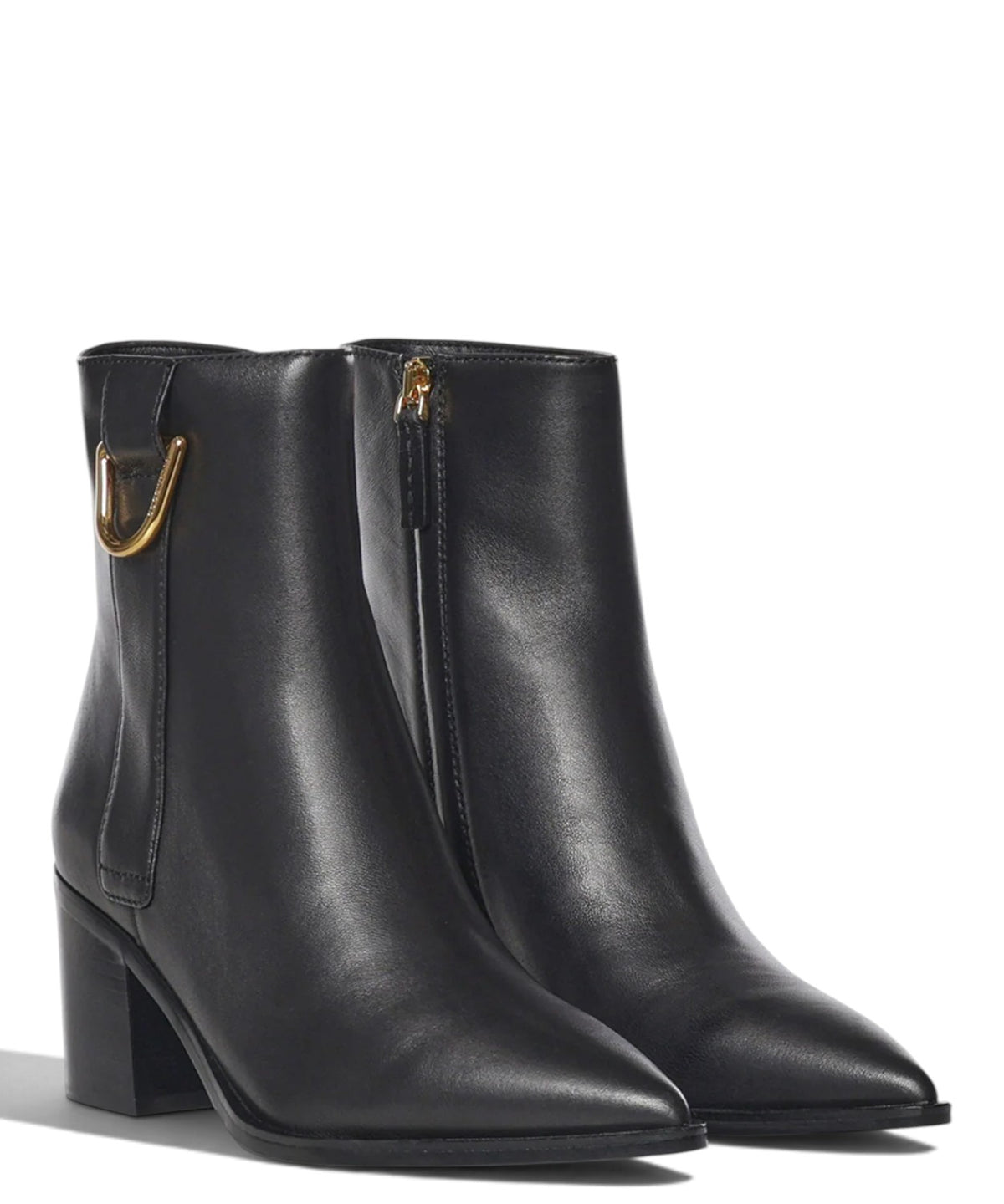 Coccinelle Bottines western en cuir avec talon de 7 cm