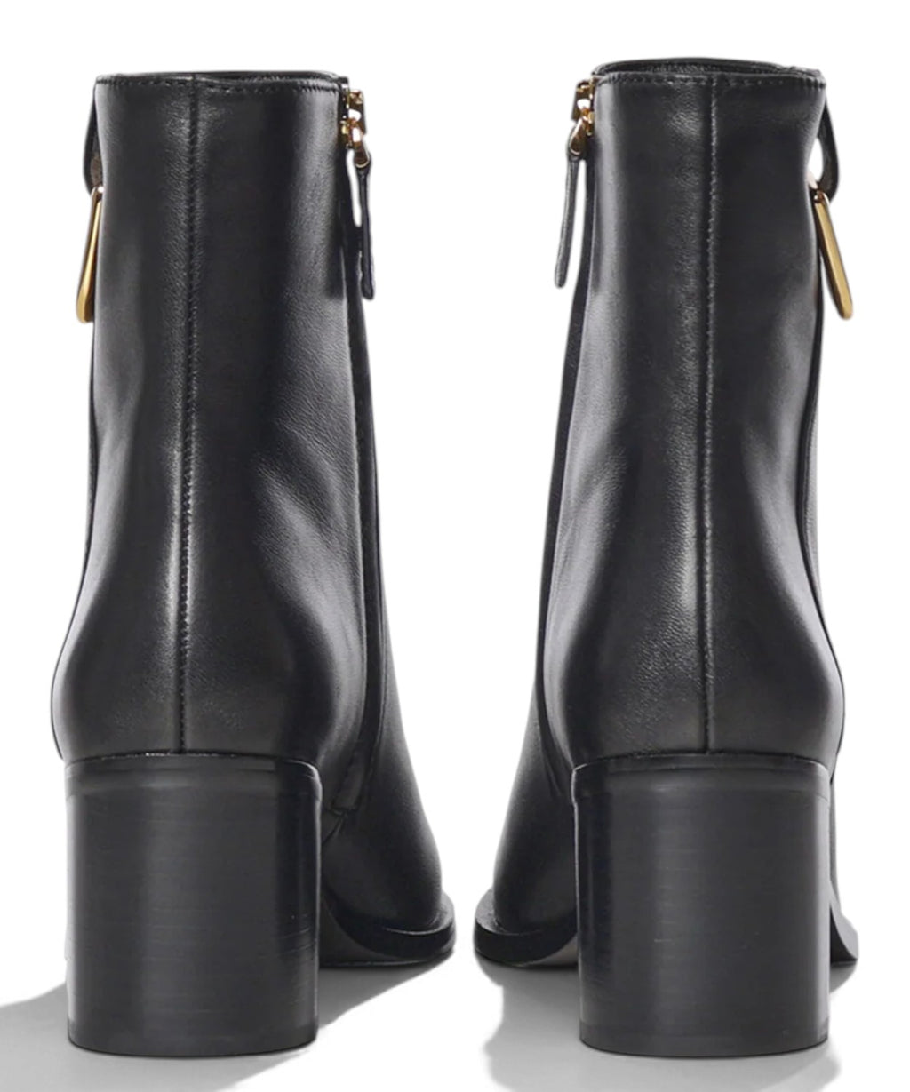 Coccinelle Bottines western en cuir avec talon de 7 cm