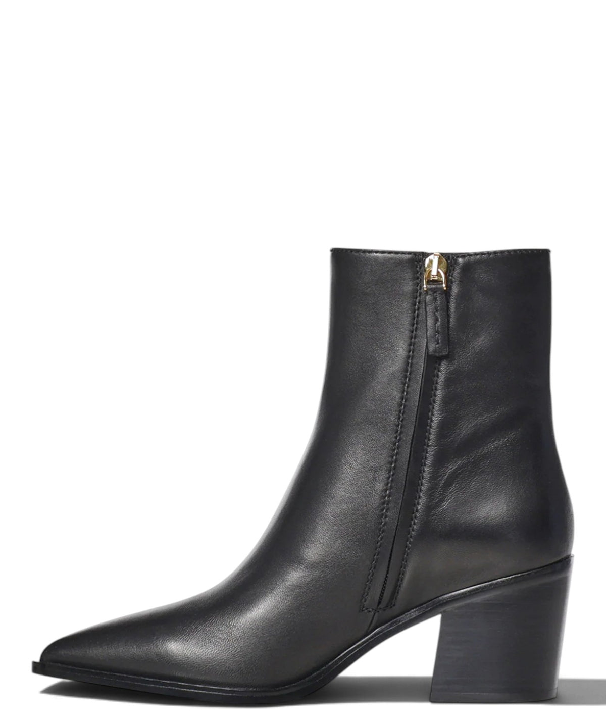 Coccinelle Bottines western en cuir avec talon de 7 cm