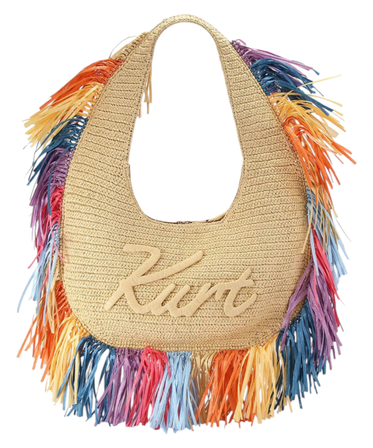 Borsa Kurt Geiger London con Frange Colorate