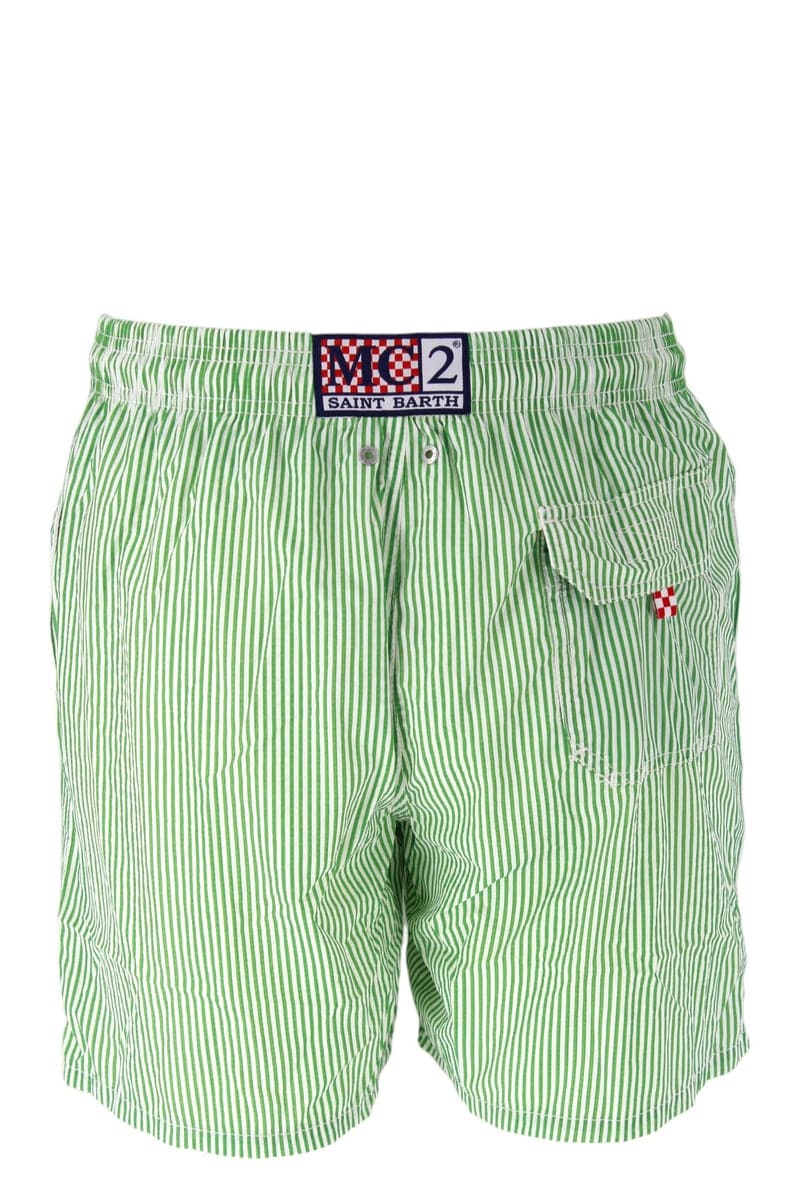 Gustavia righe verde-Costumi da bagno-Mc2 Saint Barth-Vittorio Citro Boutique
