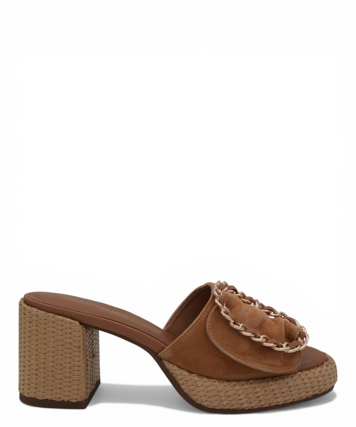 Mules femme en daim talon bois Cielo Noa Harmon