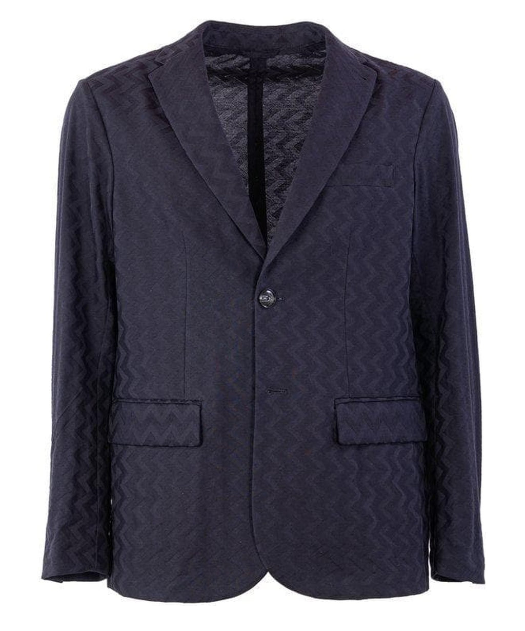 Blazer chevron-Giacche-Emporio Armani-Vittorio Citro Boutique