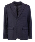 Blazer chevron-Giacche-Emporio Armani-Vittorio Citro Boutique