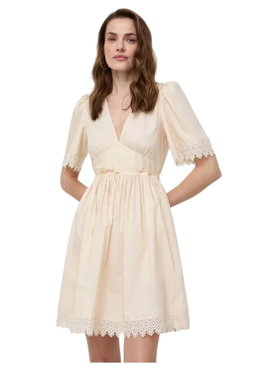 Vestito con Inserti in Pizzo-Twinset-Abiti-Vittorio Citro Boutique