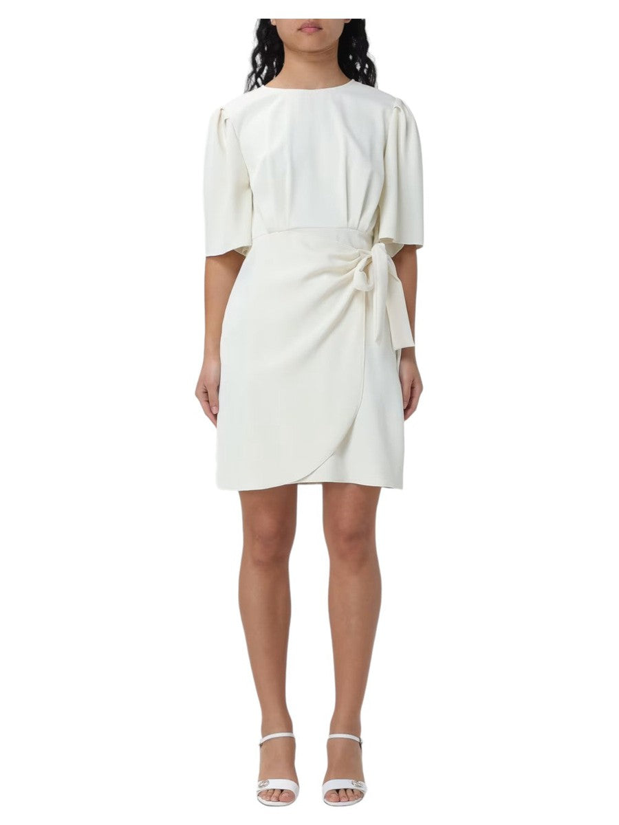 Abito corto con fiocco-Twinset-Abiti-Vittorio Citro Boutique