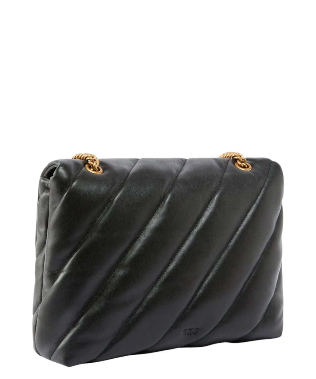 Borsa Pinko Love Puff grande in Pelle