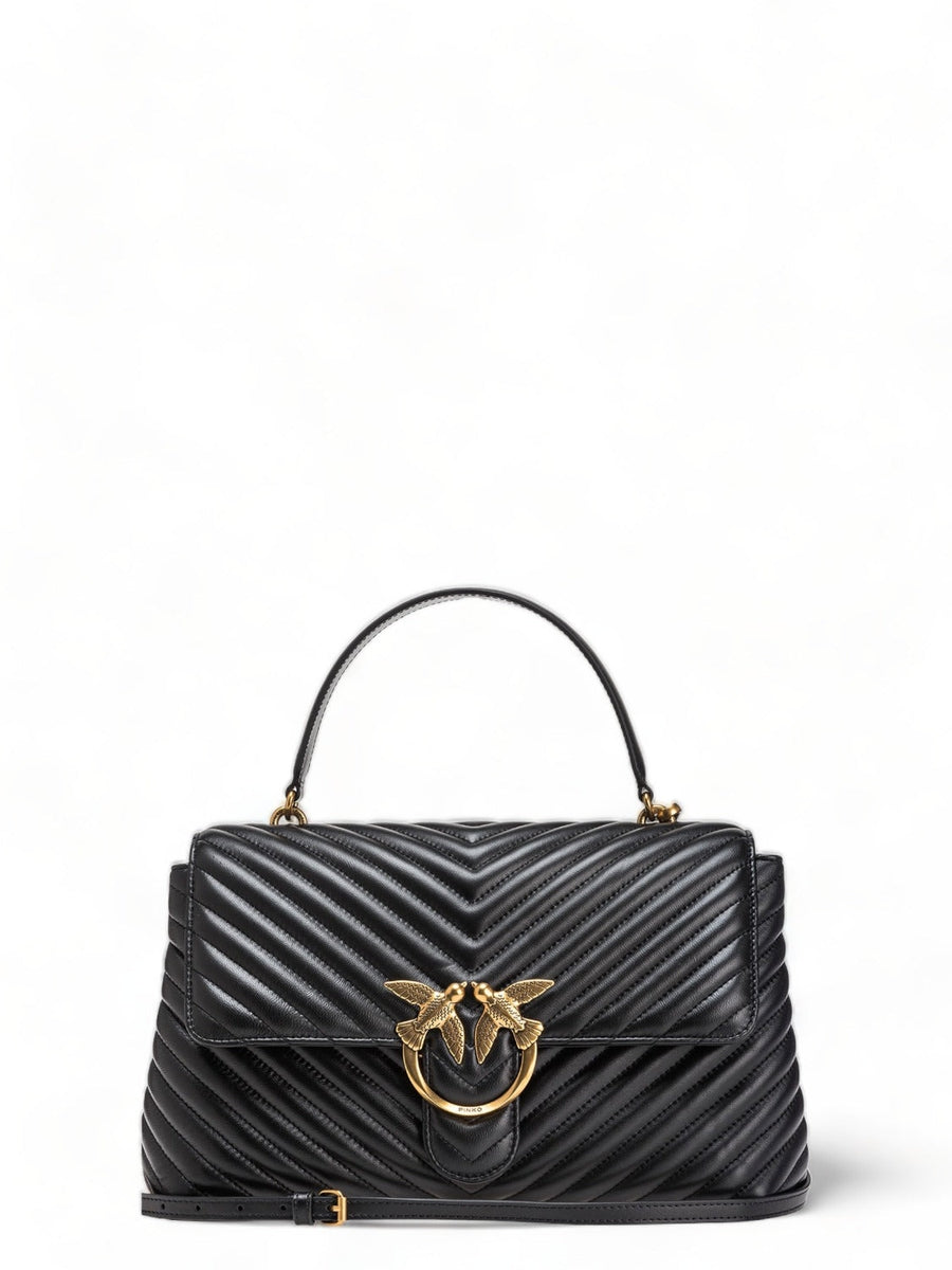 Love lady puff big classic chevron-Borse a spalla-Pinko-Vittorio Citro Boutique