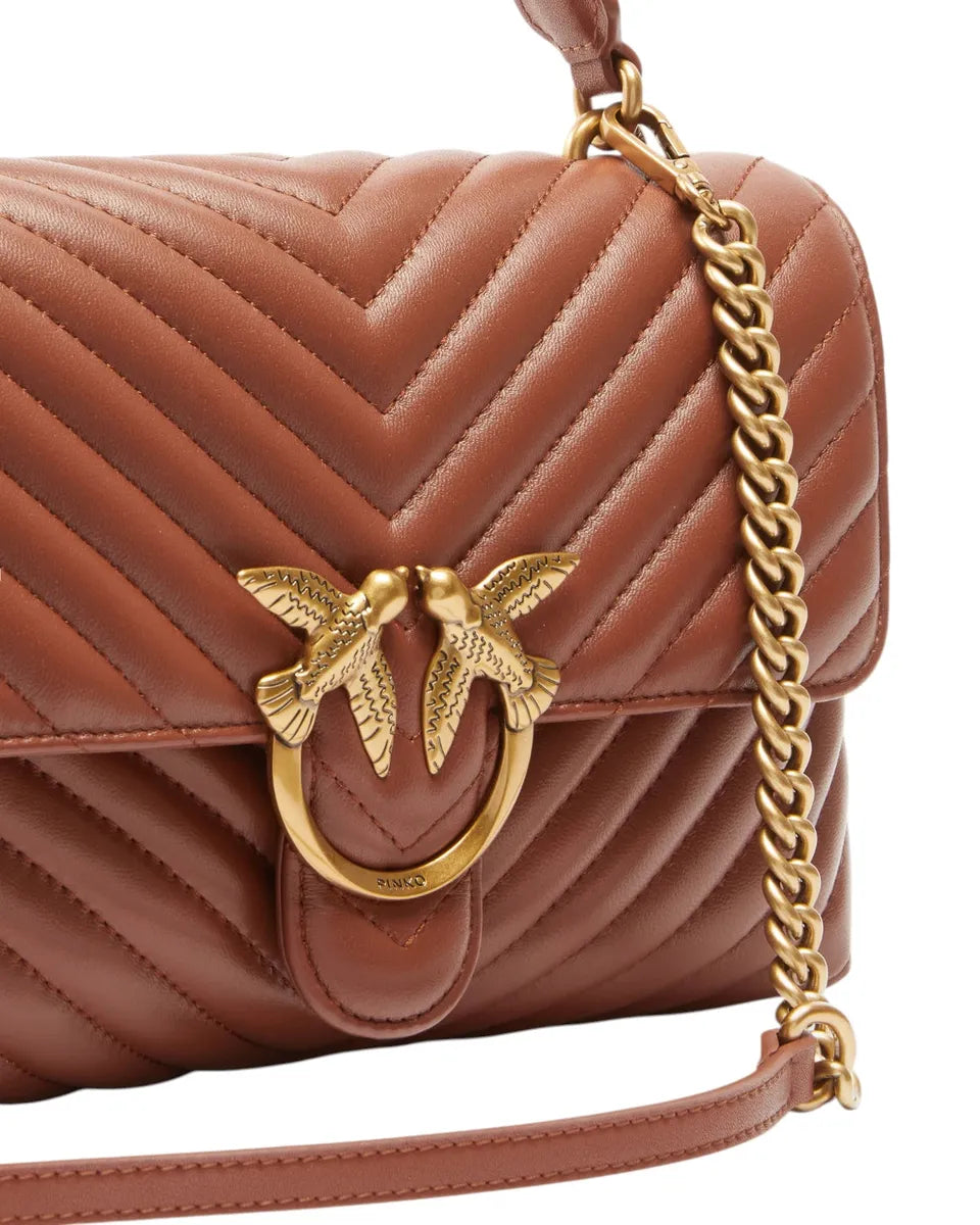 Classic Lady Love Bag Puff Chevron-Borse a mano-Pinko-Vittorio Citro Boutique