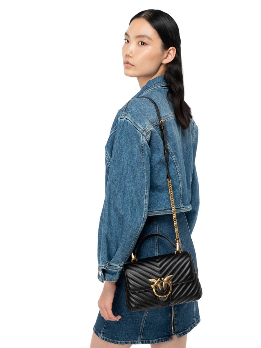 Mini lady love bag puff chevron-Pinko-Borse a mano-Vittorio Citro Boutique