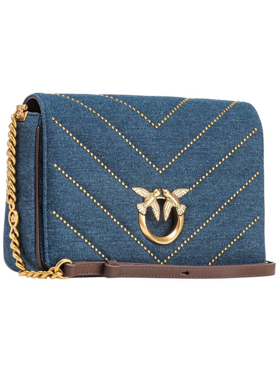 Love click classic denim-Pinko-Borse a spalla-Vittorio Citro Boutique