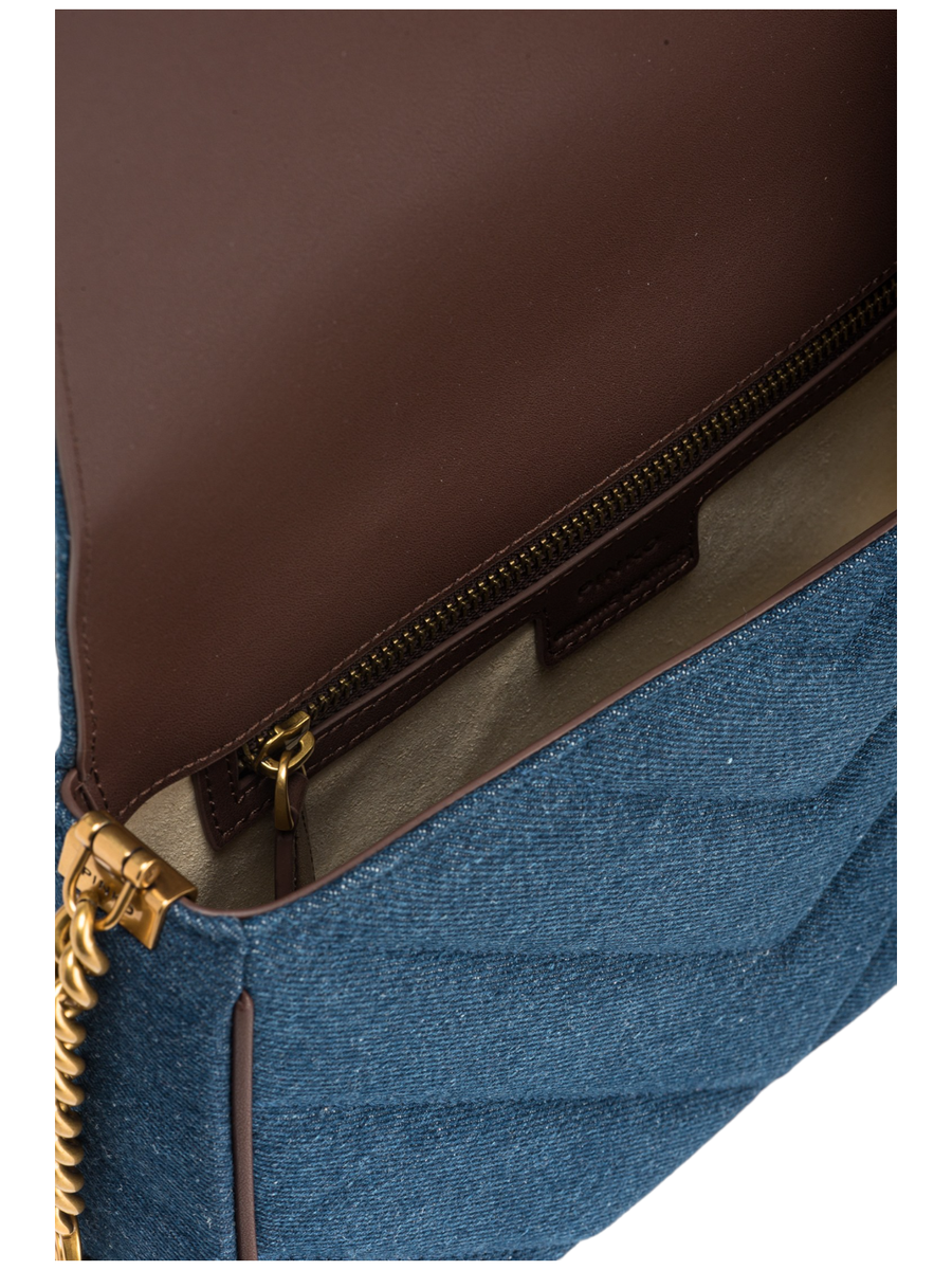 Love click classic denim-Pinko-Borse a spalla-Vittorio Citro Boutique
