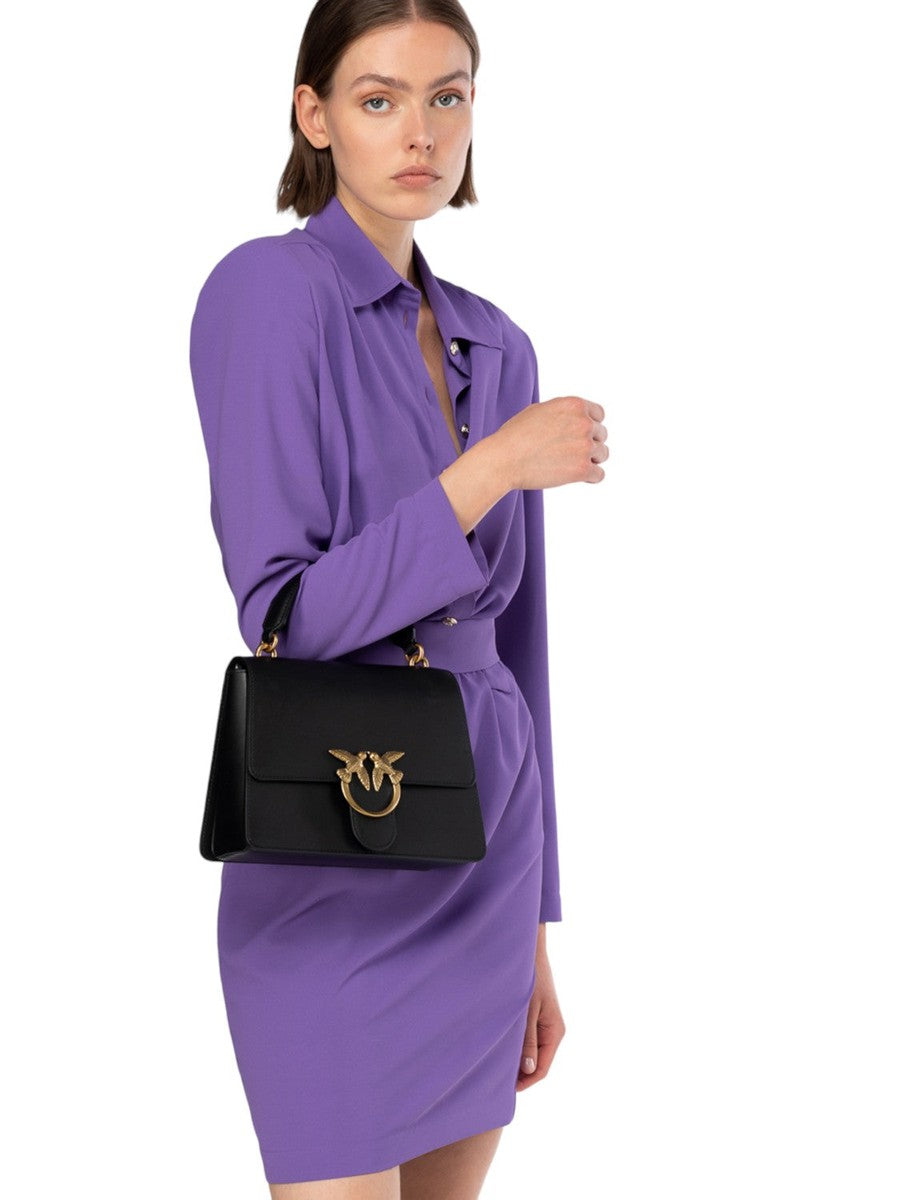 Love Bag One Top Handle Classic Light-Pinko-Borse a mano-Vittorio Citro Boutique