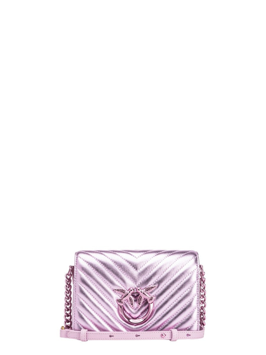 Mini Love Bag Click Metal Chevron-Pinko-Borse a spalla-Vittorio Citro Boutique