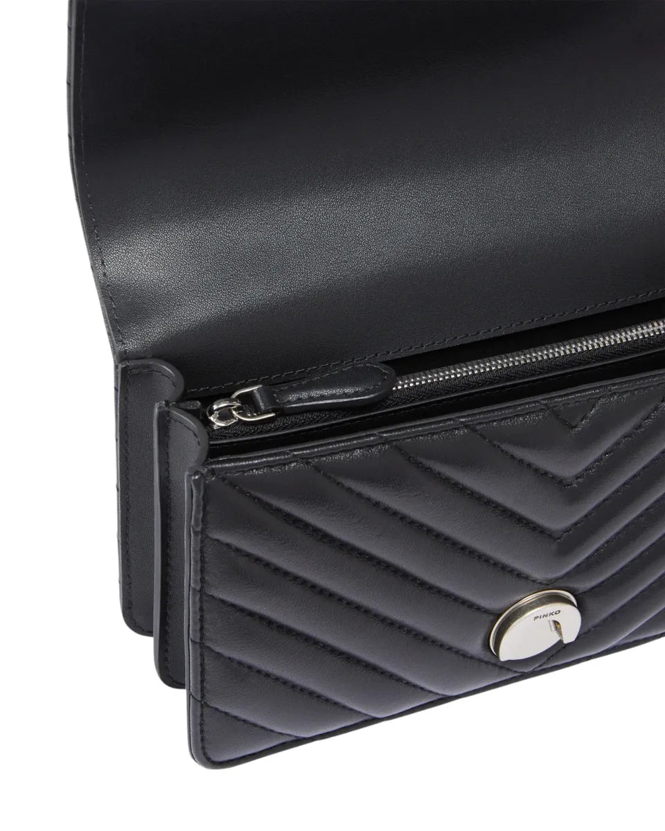 Mini love bag one chevron-Borse a spalla-Pinko-Vittorio Citro Boutique