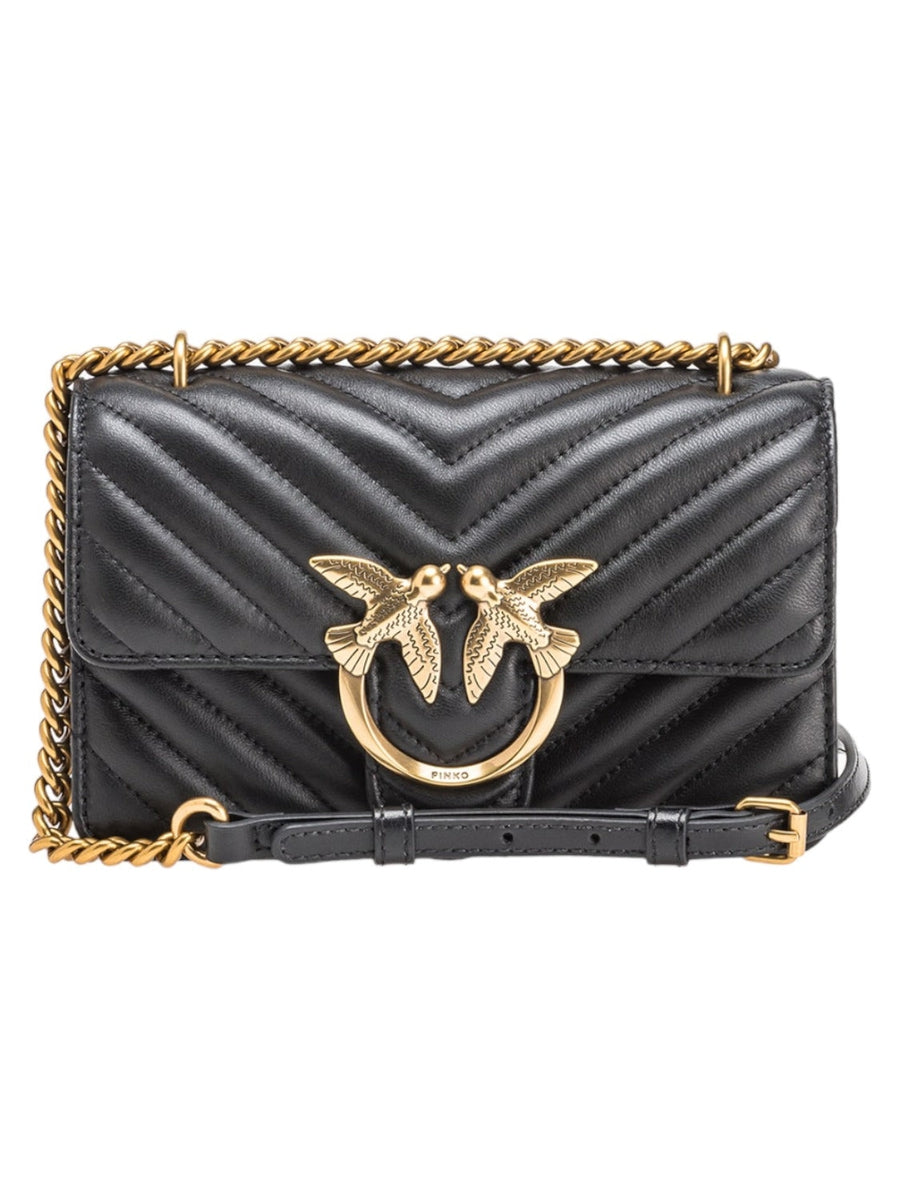 Mini love bag one chevron-Pinko-Borse a spalla-Vittorio Citro Boutique