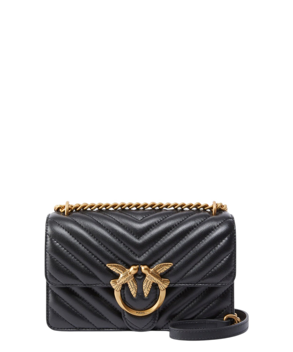 Mini Love Bag One Chevron in Nappa Trapuntata
