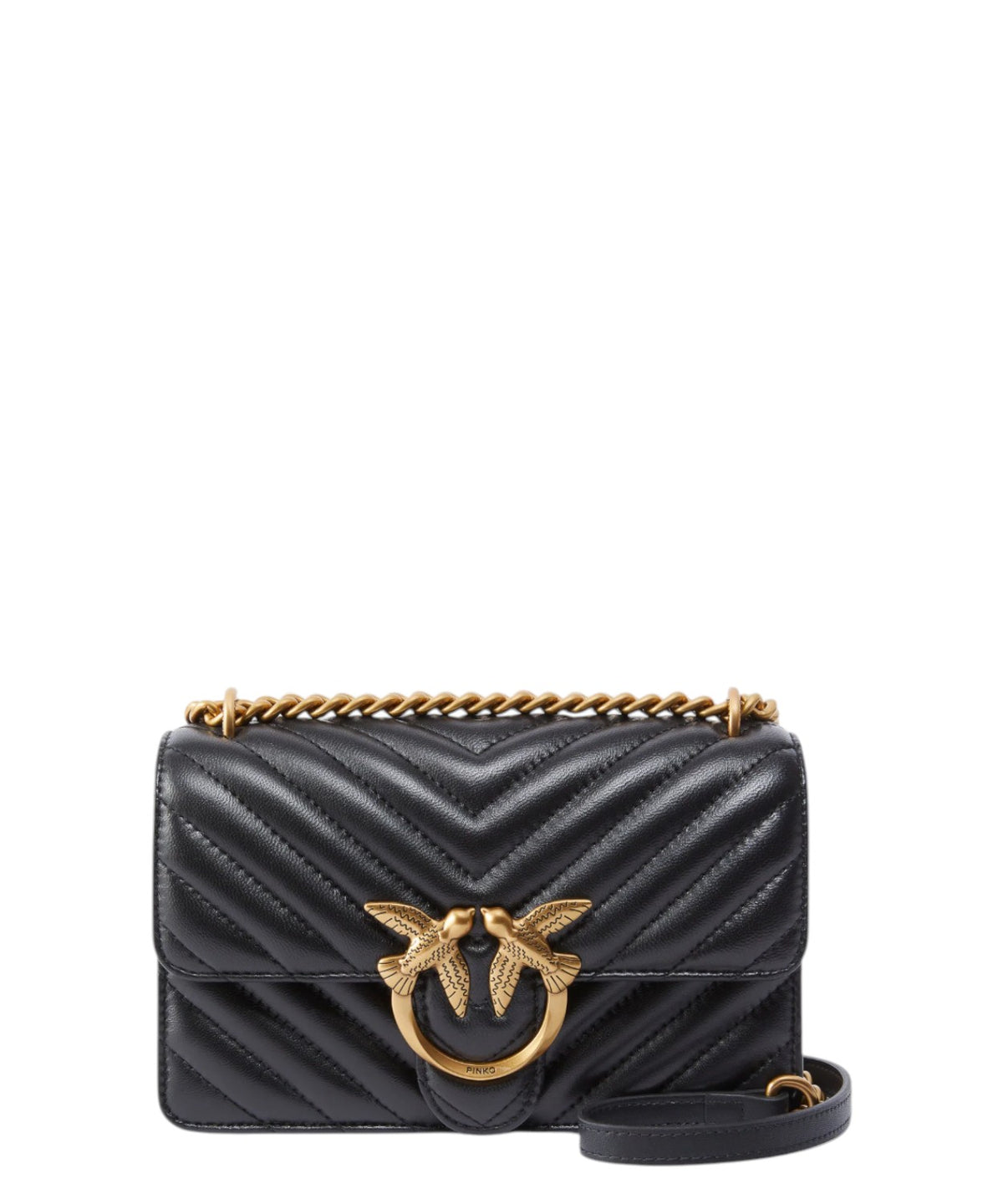 Mini Love Bag One Chevron in Nappa Trapuntata