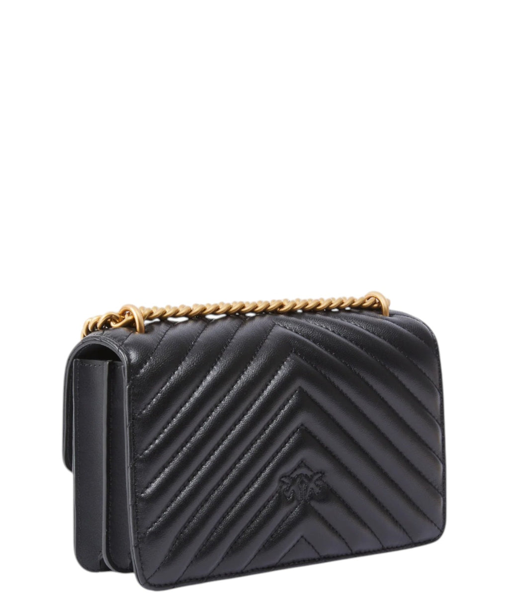 Borsa Pinko Love One Mini Chevron in nappa