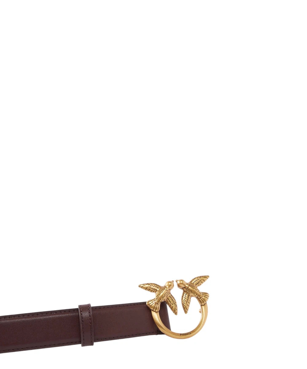 Cintura love birds in pelle h3-Pinko-Cinture-Vittorio Citro Boutique