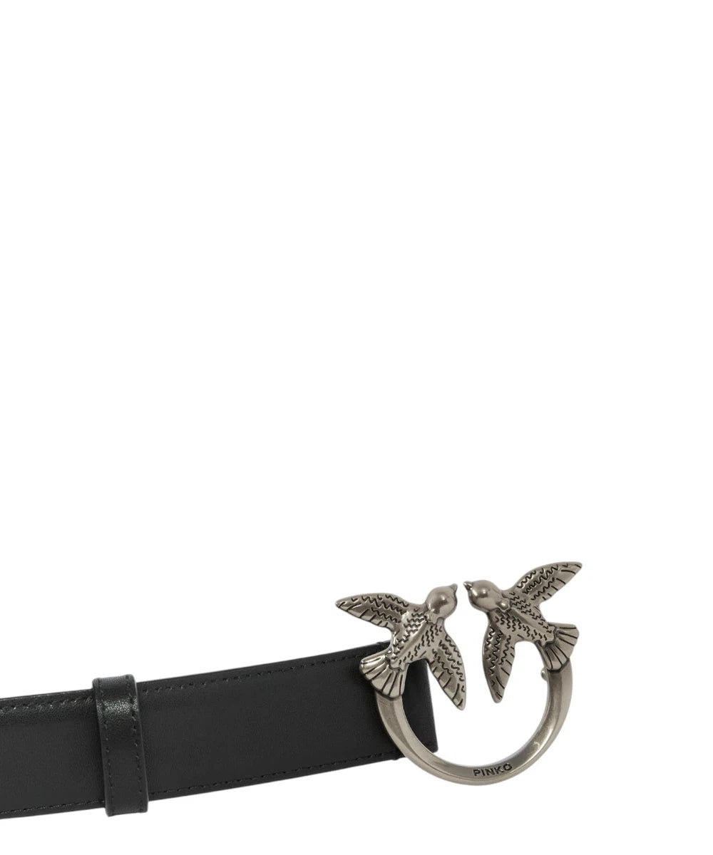 Cintura love birds in pelle h3-Pinko-Cinture-Vittorio Citro Boutique