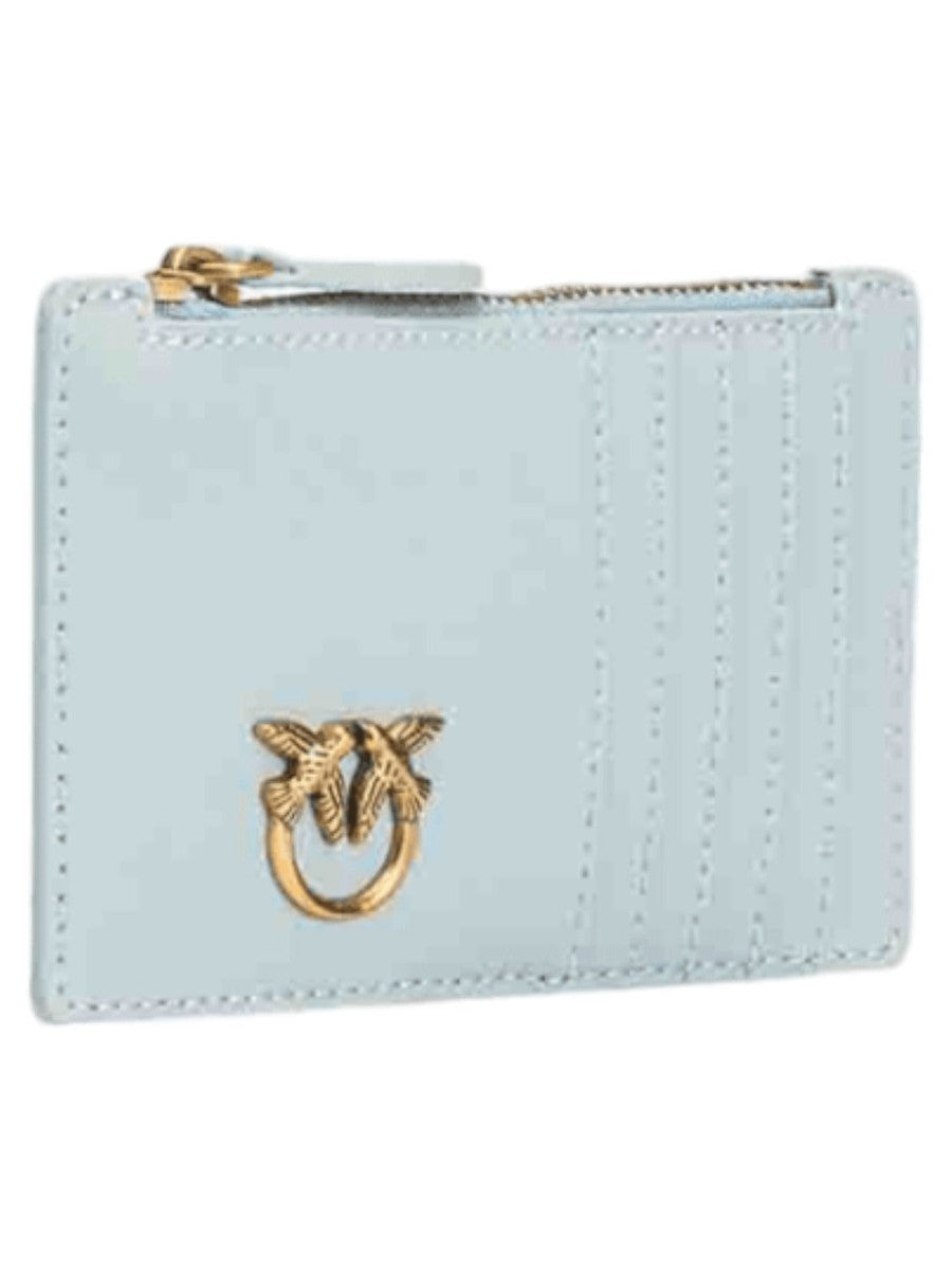 Portacarte airone con zip-Portafogli-Pinko-Vittorio Citro Boutique