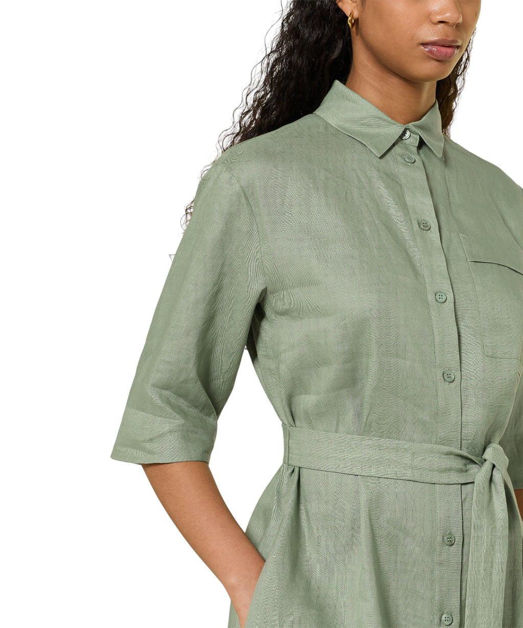 Robe Chemise TABELLA en Lin de MM by Max Mara
