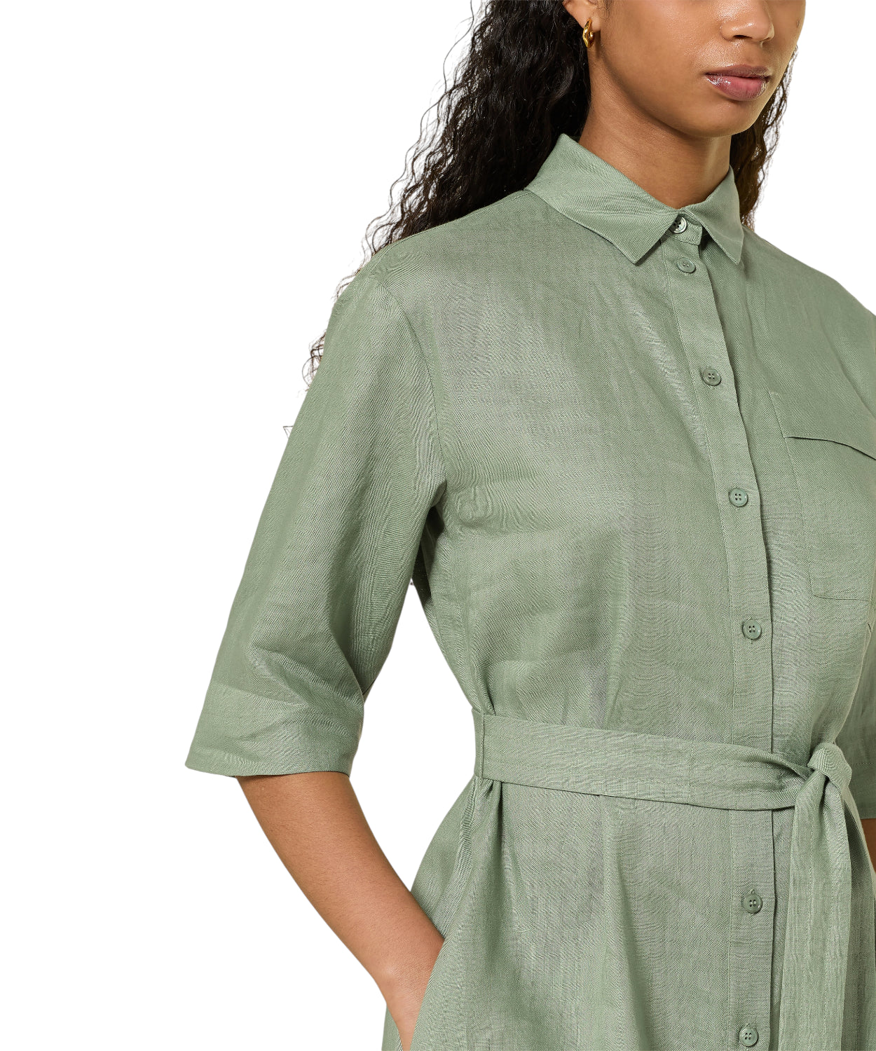 Abito Camicia TABELLA in Lino di MM by Max Mara