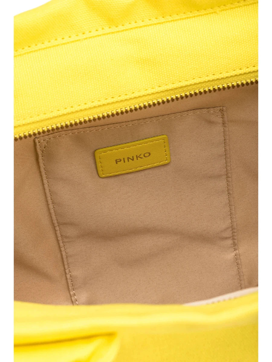 Beach Shopper PINKO in Canvas Riciclato-Pinko-Borse shopping-Vittorio Citro Boutique