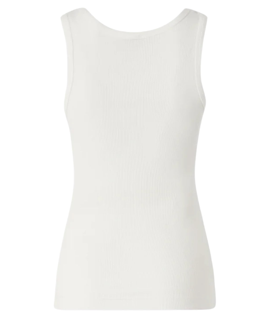 Débardeur PINKO Calcolatore en Coton Extensible avec Logo Love Birds