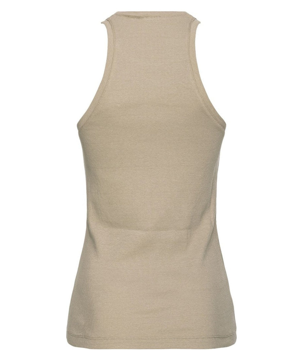 Canottiera a costine Distinto-Top-Pinko-Vittorio Citro Boutique