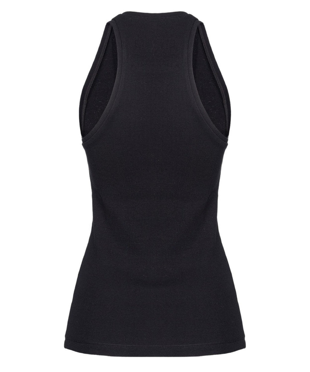 Canottiera a costine Distinto-Pinko-Top-Vittorio Citro Boutique