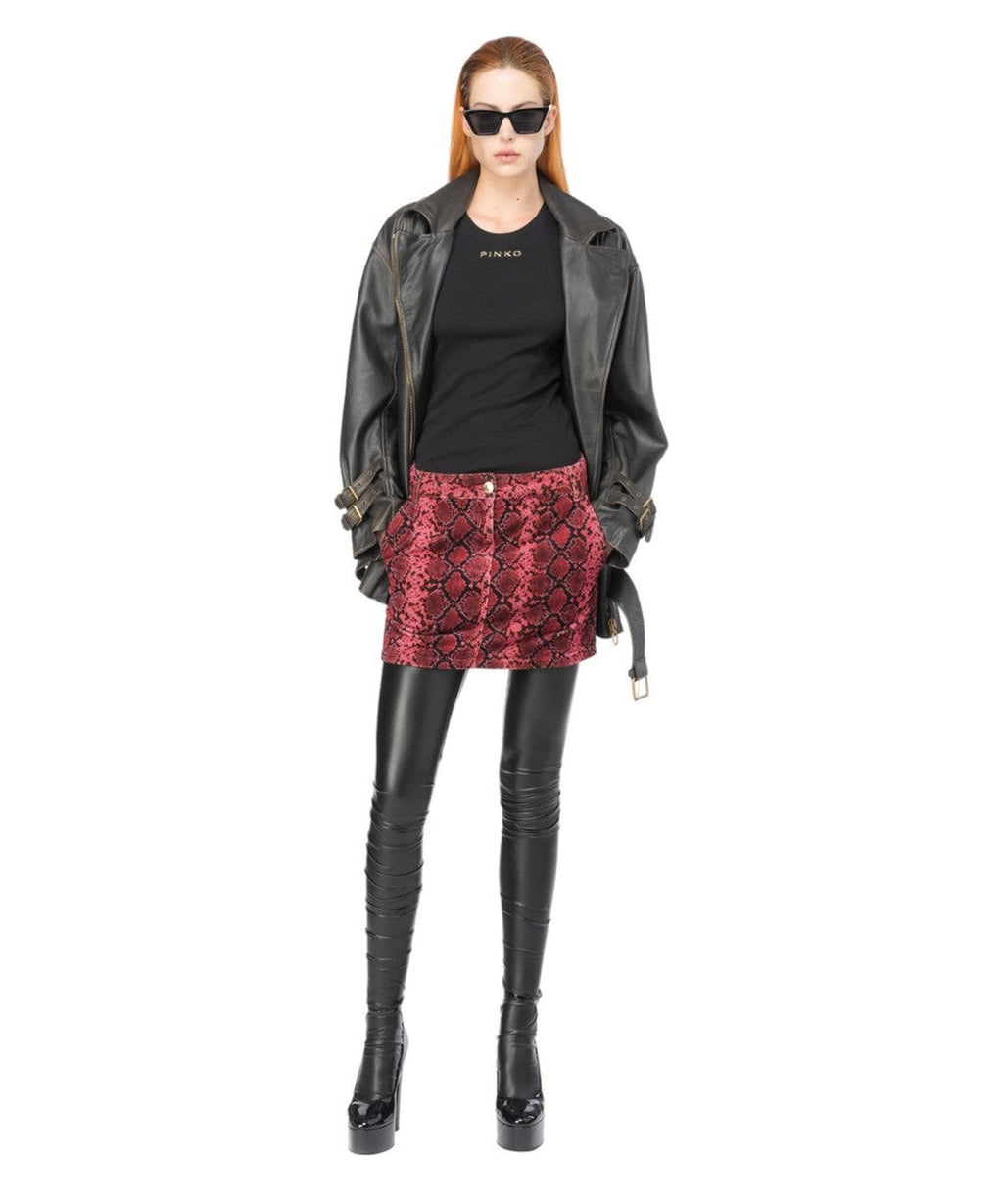 Canottiera a costine Distinto-Pinko-Top-Vittorio Citro Boutique