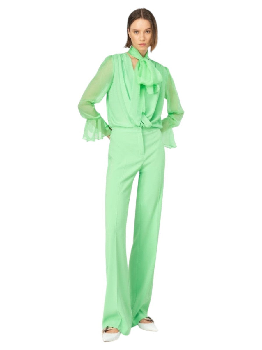 Particella Body con chiffon di seta-Pinko-Camicie-Vittorio Citro Boutique