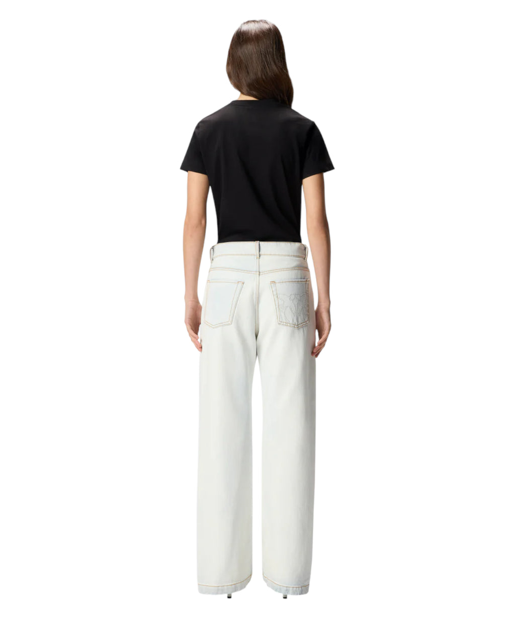 T-shirt PINKO Start en coton avec logo brodé