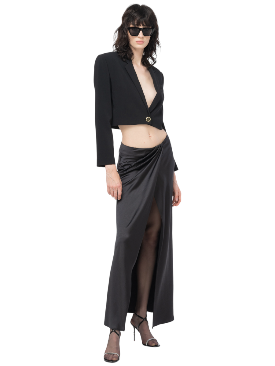 Conversione gonna elegante in raso-Pinko-Gonne-Vittorio Citro Boutique